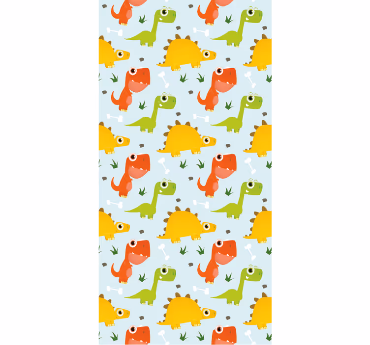 Store enrouleur dinosaure dinosaures de dessin animé mignons - TenStickers