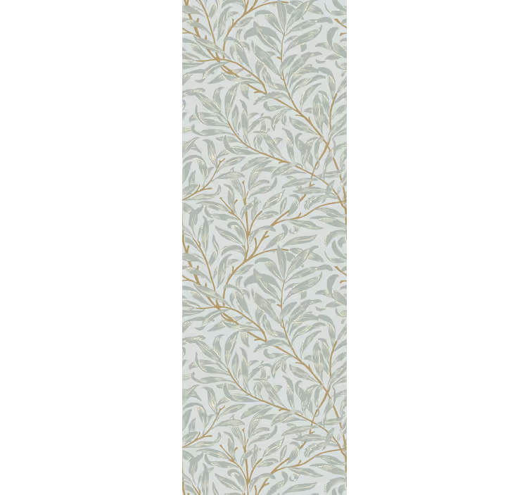 Store enrouleur fleurs et plantes doux motifs de feuilles - TenStickers