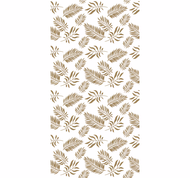 Store enrouleur fleurs et plantes motif de feuille gracieux - TenStickers