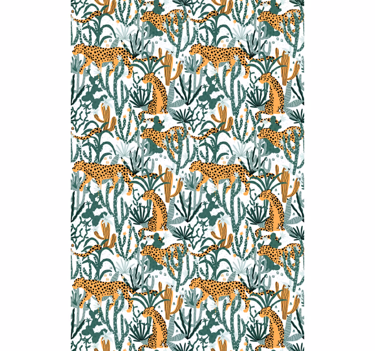 Store enrouleur animaux safari flore faune - TenStickers