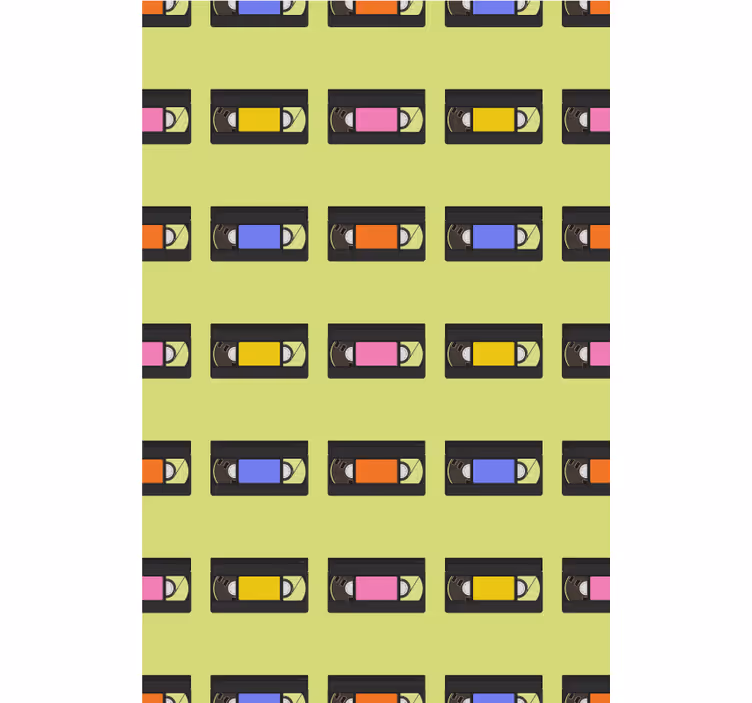 Store enrouleur geek cassettes vidéo rétro - TenStickers