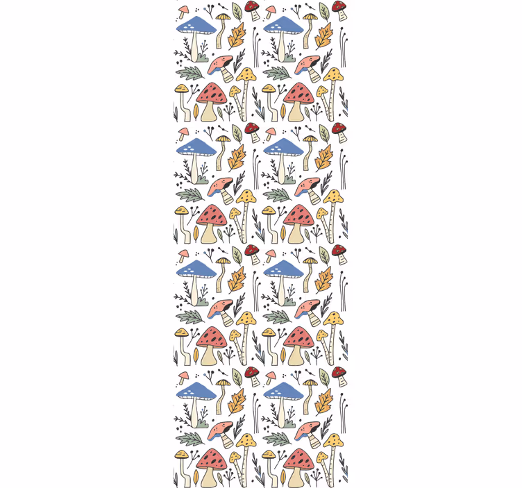 Store enrouleur fleurs et plantes champignons et flore - TenStickers