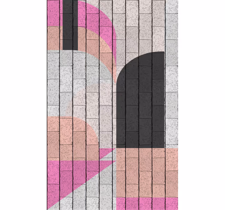 Store enrouleur moderne modèle d'architecture géométrique - TenStickers