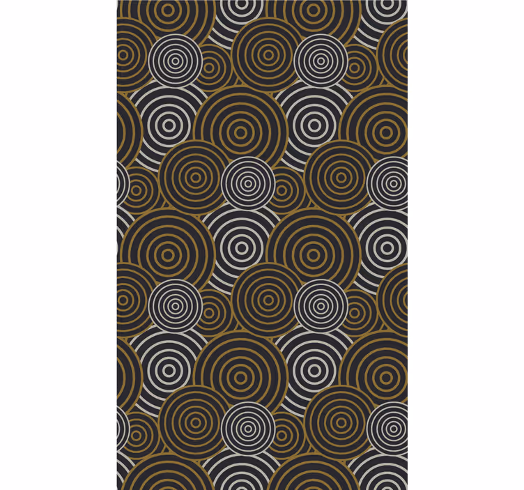 Store enrouleur textures et motifs cercle concentrique - TenStickers