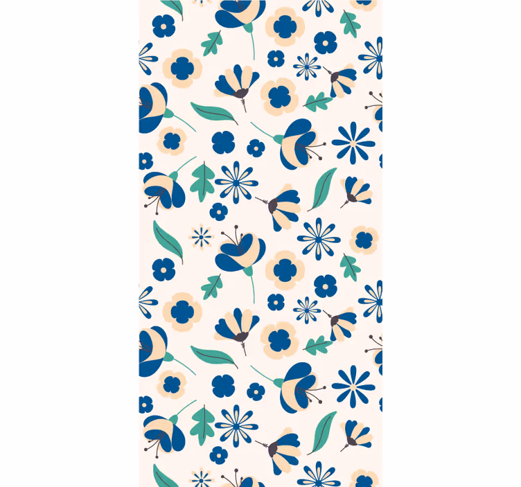 Store enrouleur fleurs et plantes motif floral botanique - TenStickers
