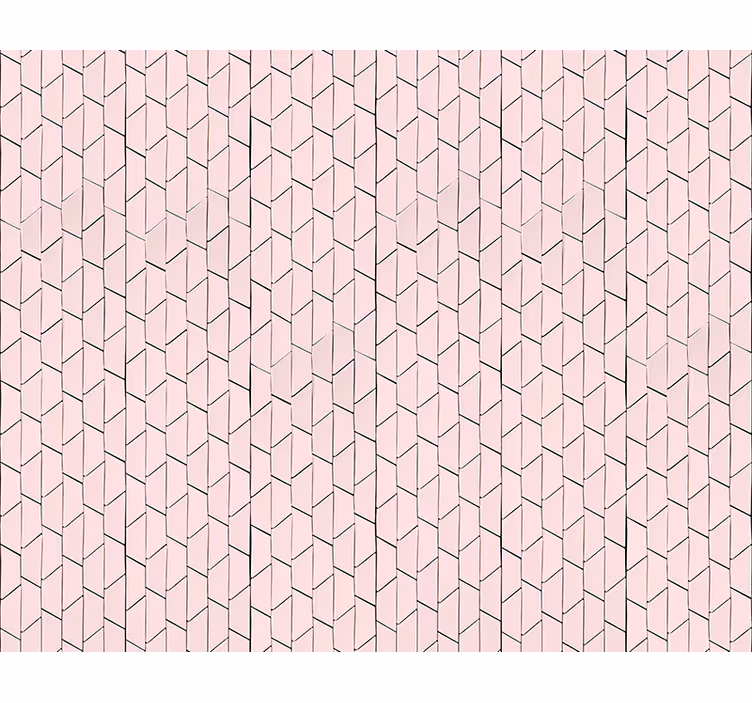 Store enrouleur textures et motifs motif géométrique rose - TenStickers