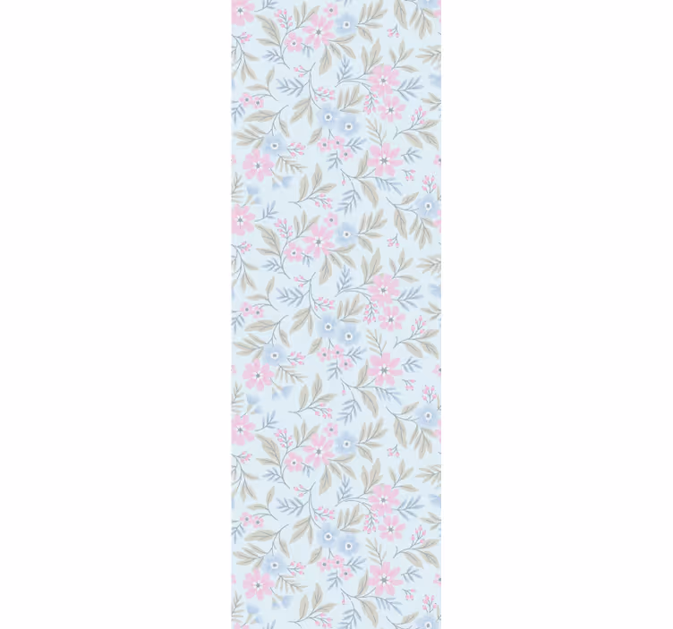 Store enrouleur fleurs et plantes motif botanique subtil - TenStickers