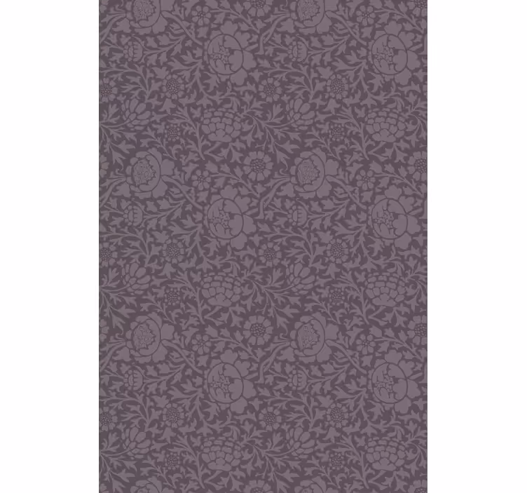 Store enrouleur fleur motif gris élégant - TenStickers