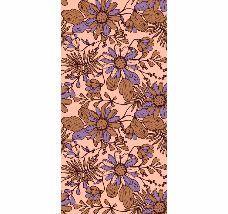 Store enrouleur fleurs et plantes motif de jardin floral - TenStickers