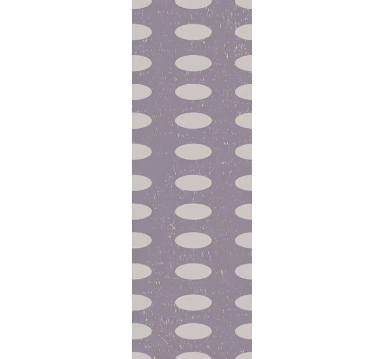 Store enrouleur textures et motifs ovales doux - TenStickers