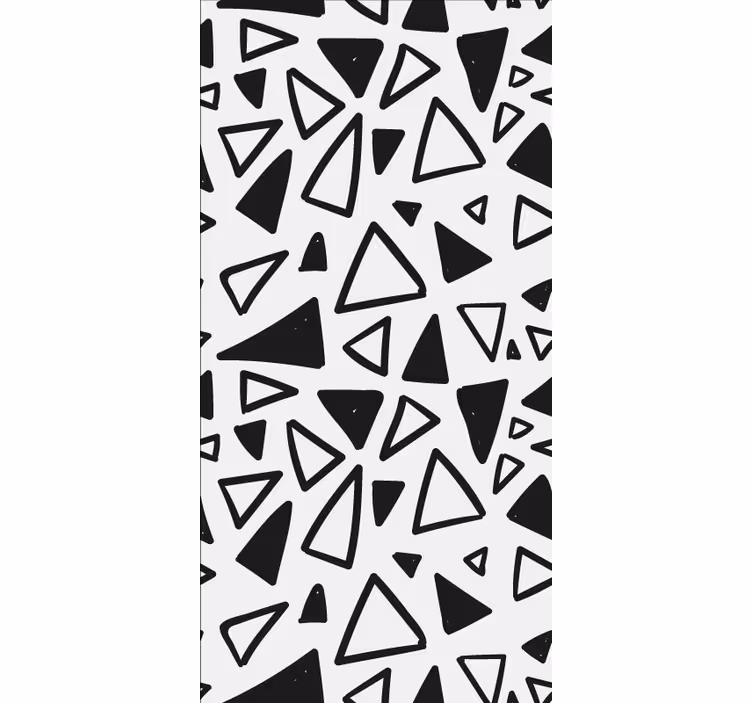 Store enrouleur moderne motifs triangulaires abstraits - TenStickers