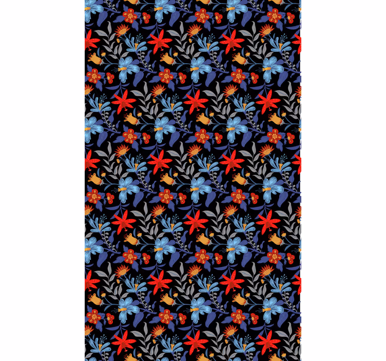 Store enrouleur fleurs et plantes motif multicolore - TenStickers