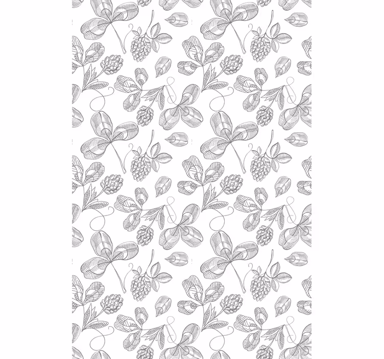 Stores fleurs Broderie florale - TenStickers