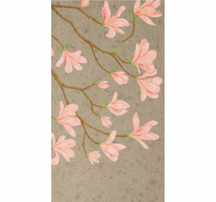 Store enrouleur fleurs et plantes fleurs roses douces - TenStickers