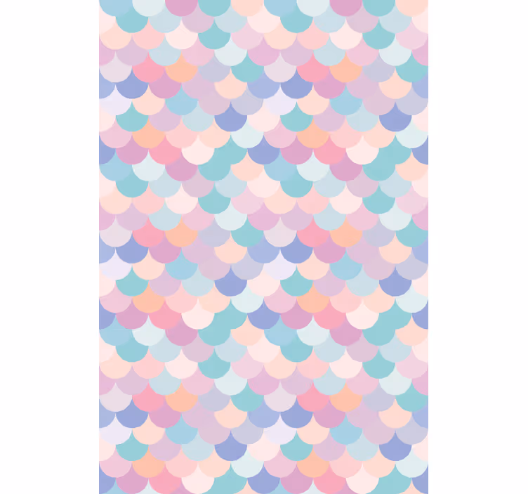 Store enrouleur textures et motifs motifs écailles colorées - TenStickers