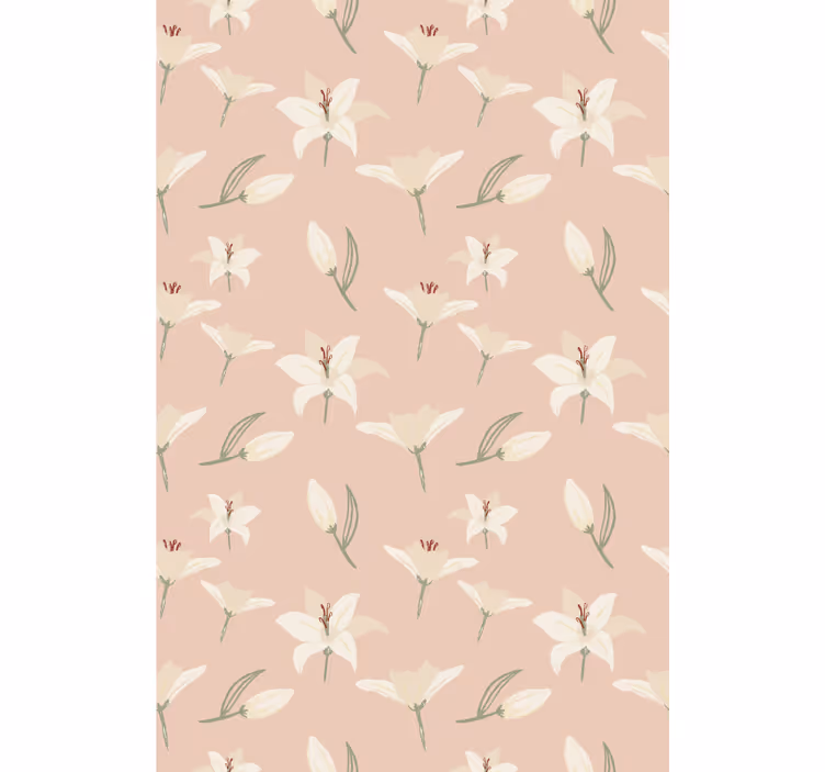 Store enrouleur fleurs et plantes motif floral délicat - TenStickers