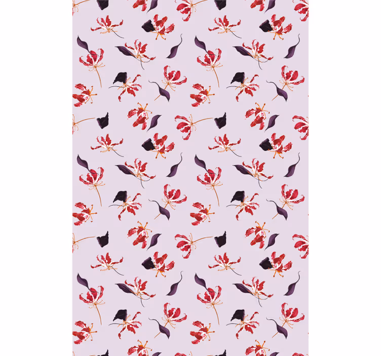Store enrouleur fleur et plantes motif luxuriant - TenStickers