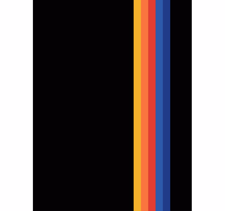 Store enrouleur moderne rayures en contraste audacieux - TenStickers