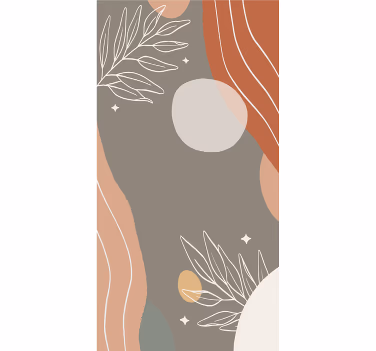 Store enrouleur chambre couple agencement abstrait - TenStickers