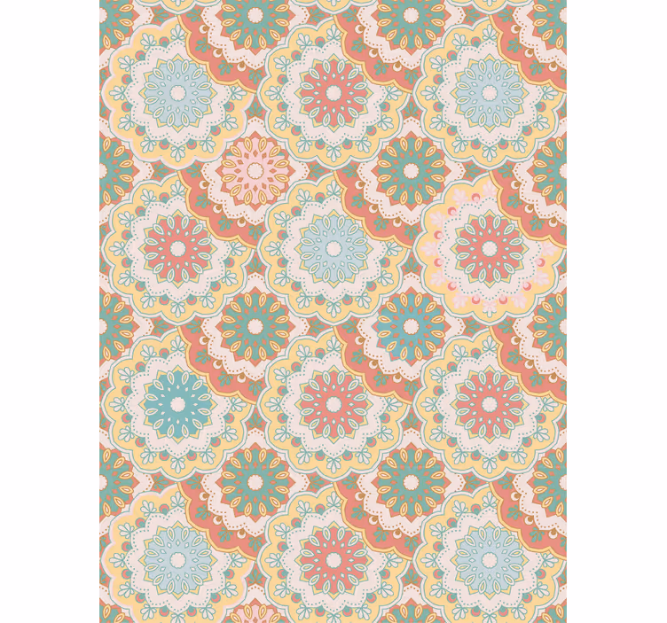 Store enrouleur fleur motifs floraux complexes - TenStickers