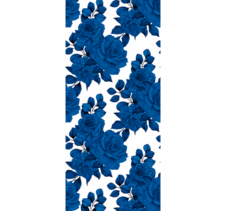 Store enrouleur fleurs et plantes motif de fleur d'azur - TenStickers
