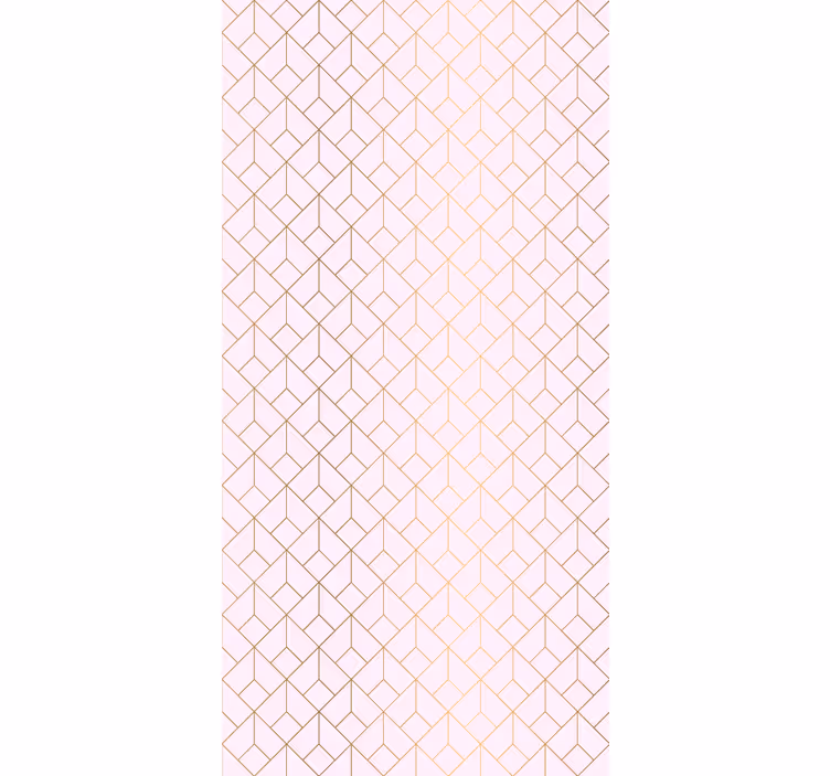 Store enrouleur élégant arrangement de style géométrique - TenStickers
