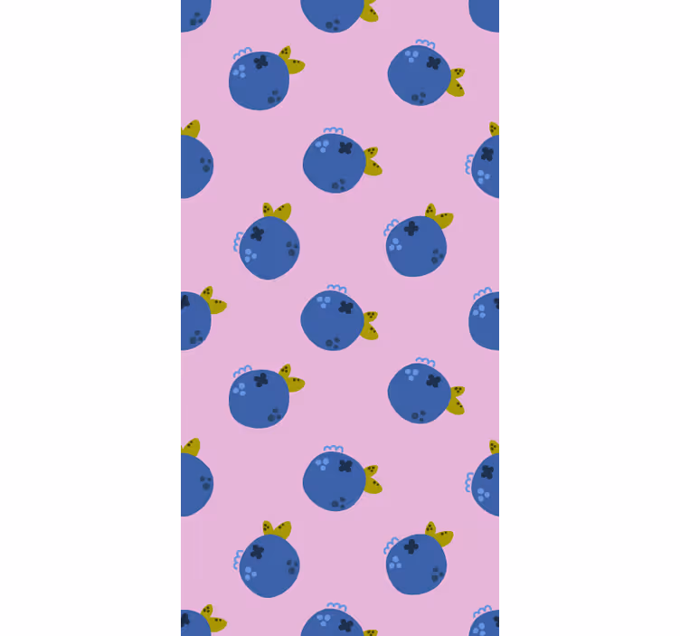 Store enrouleur fruits et légumes motif myrtille - TenStickers