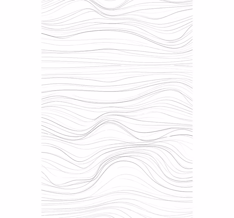 Store enrouleur bureau motif vagues élégantes - TenStickers