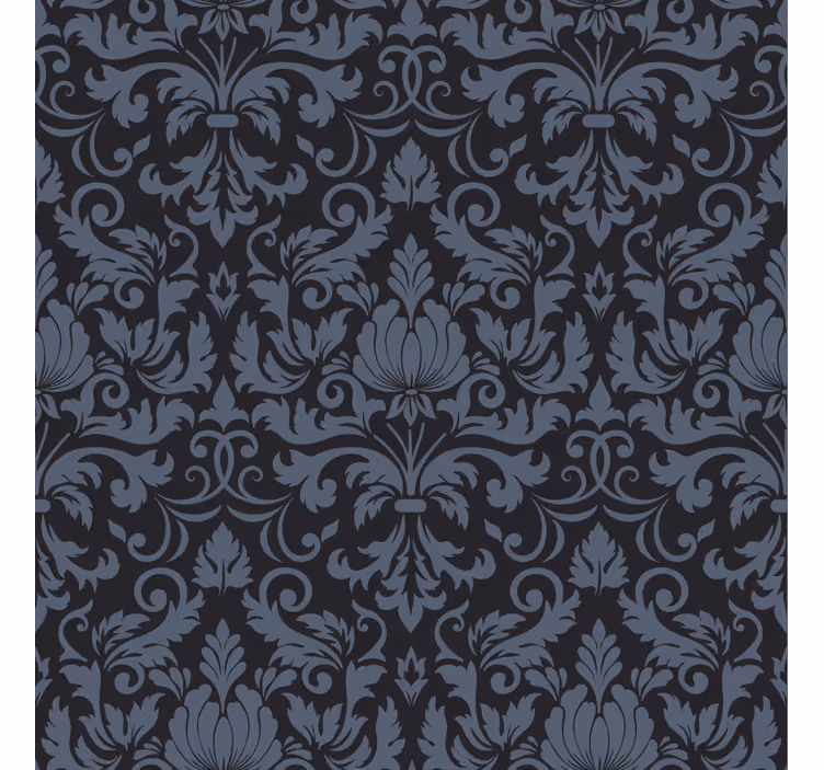 Store classique ornements damassés sombres - TenStickers
