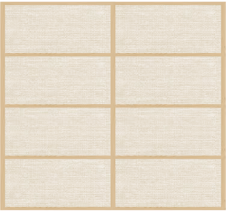 Store motifs structure de panneaux japonais - TenStickers