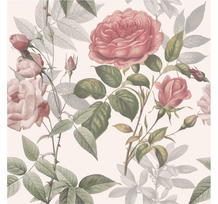 Store enrouleur motif de roses  - TenStickers