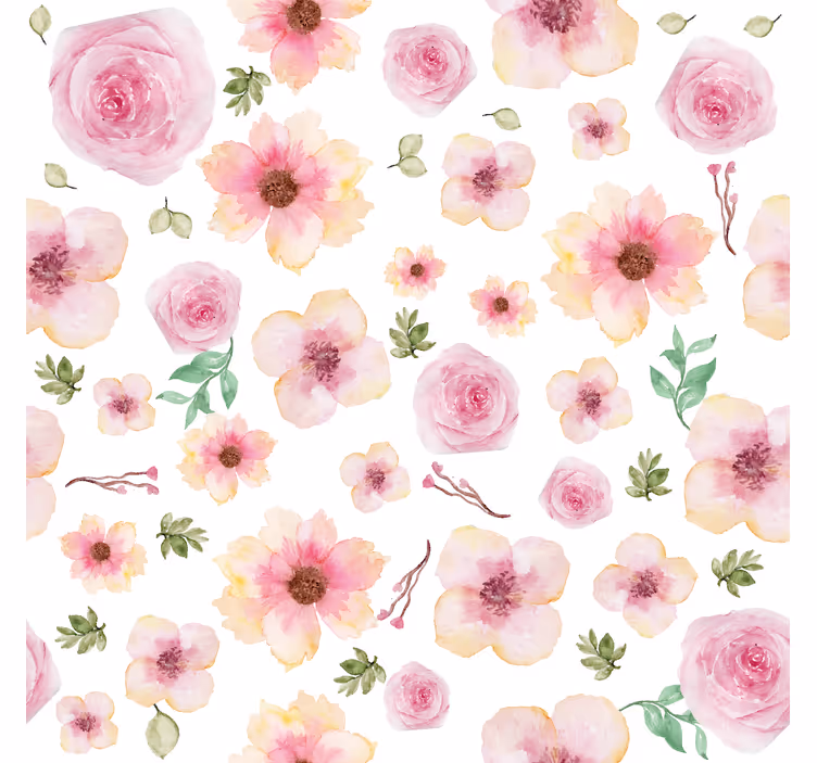 Store enrouleur fleur motif de roses - TenStickers