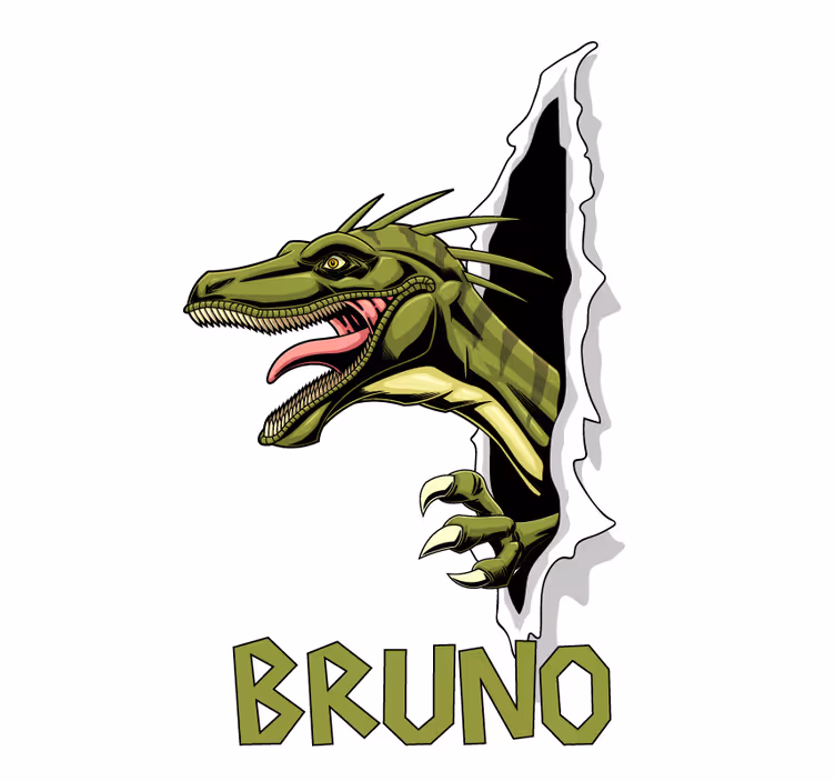 Store enrouleur dinosaure jurassique personnalisé - TenStickers