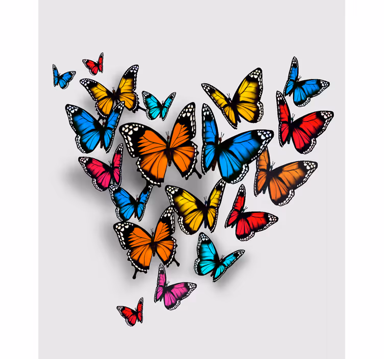 Store papillon lumineux et coloré - TenStickers