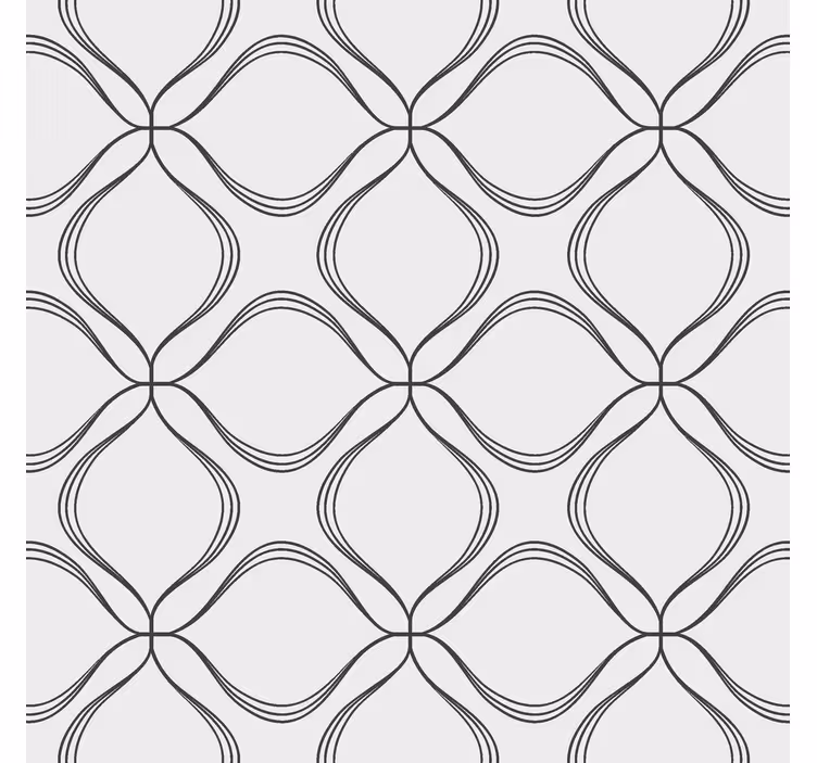 Store enrouleur moderne motif abstrait de feuilles croisées - TenStickers