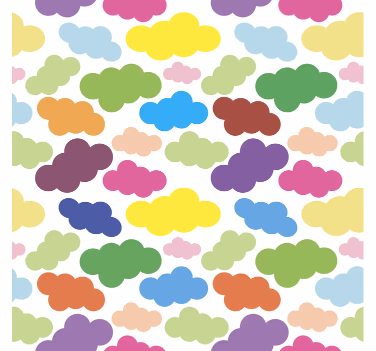 Store enrouleur nuage motif coloré - TenStickers