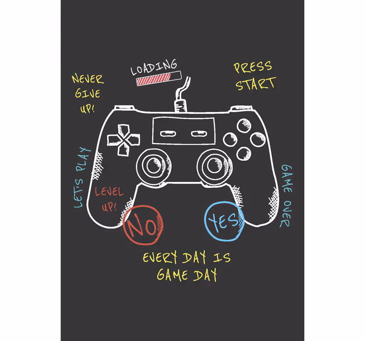 Store enrouleur geek explication des boutons de commande - TenStickers
