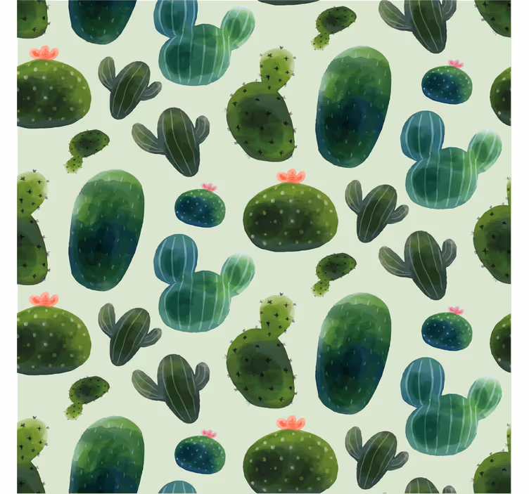 Store enrouleur cactus verts - TenStickers