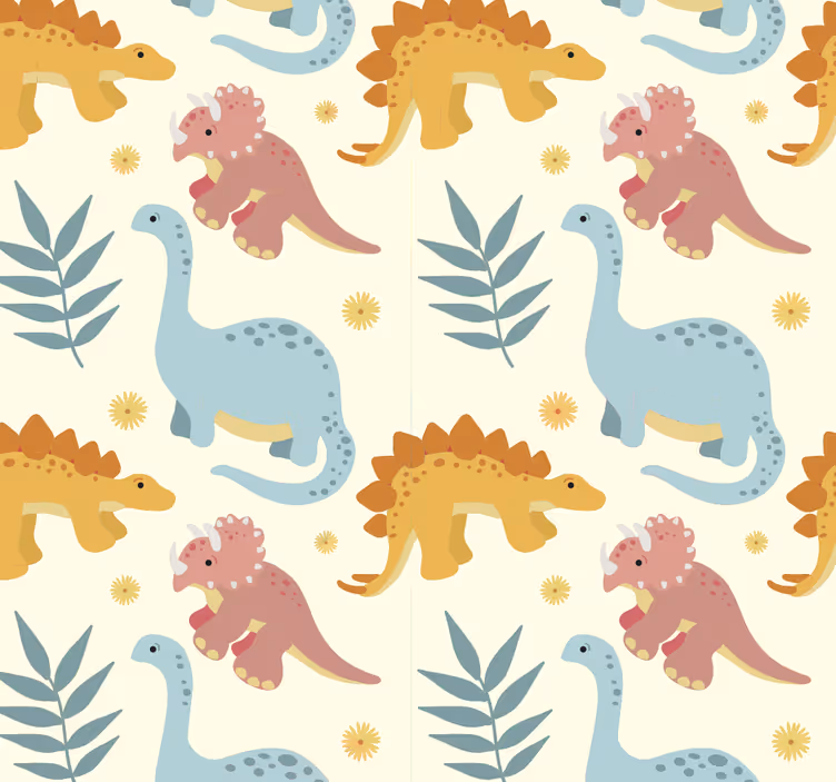 Store enrouleur dinosaure style minimaliste - TenStickers