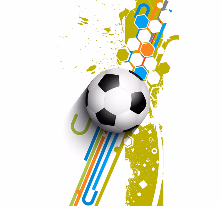 Store enrouleur football en action - TenStickers