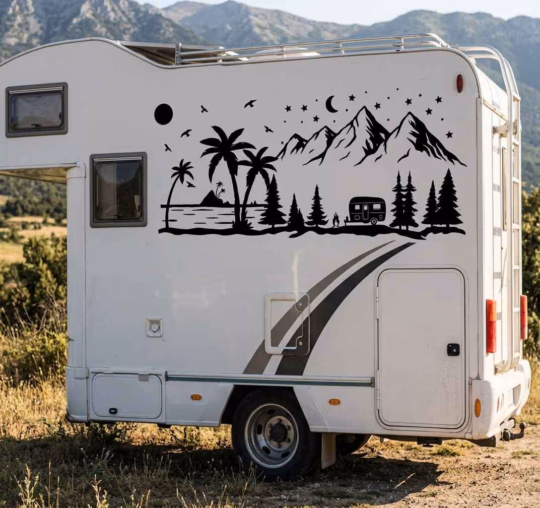 Stickers Camping-Car - Tenstickers Stickers Camping-Car - Tenstickers