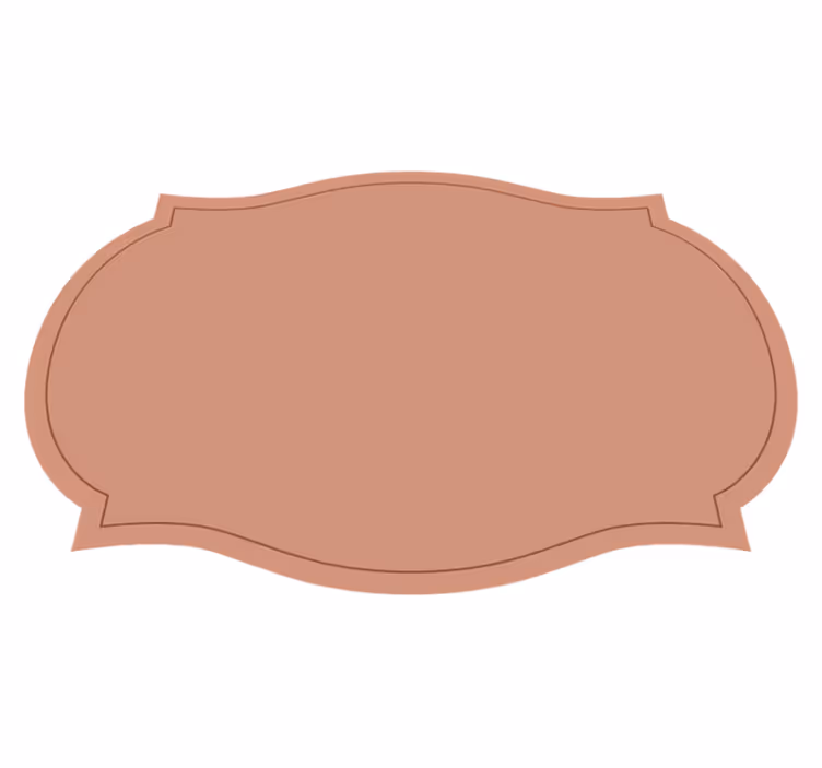 Set de table forme d'étiquette vintage - TenStickers