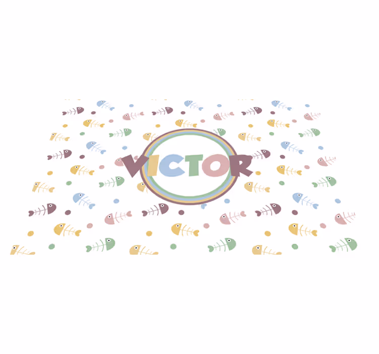 Set de table enfant concept poisson animé - TenStickers