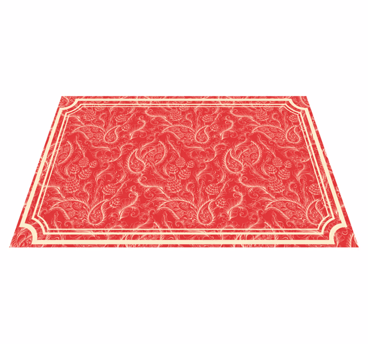 Set de table motif floral inspiré - TenStickers