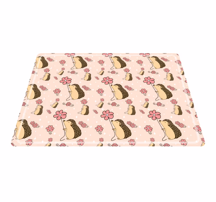 Set de table original motif hérisson mignon - TenStickers