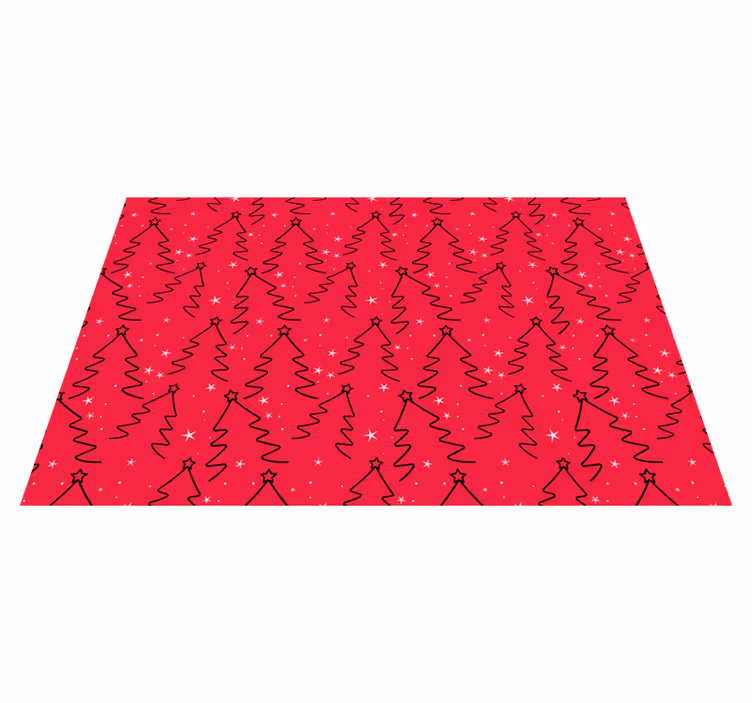 Set de table noël motif arbre de noël élégant - TenStickers