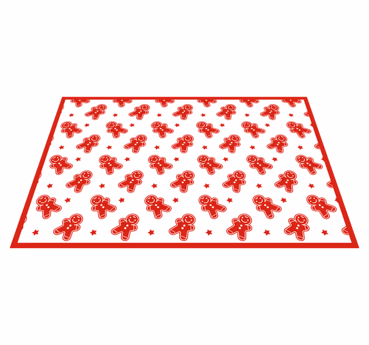 Set de table noël motif personnages en pain d'épice - TenStickers