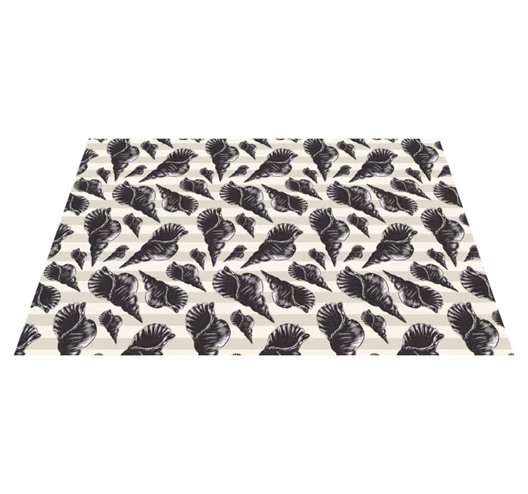 Set de table moderne motifs de coquillages élégants - TenStickers