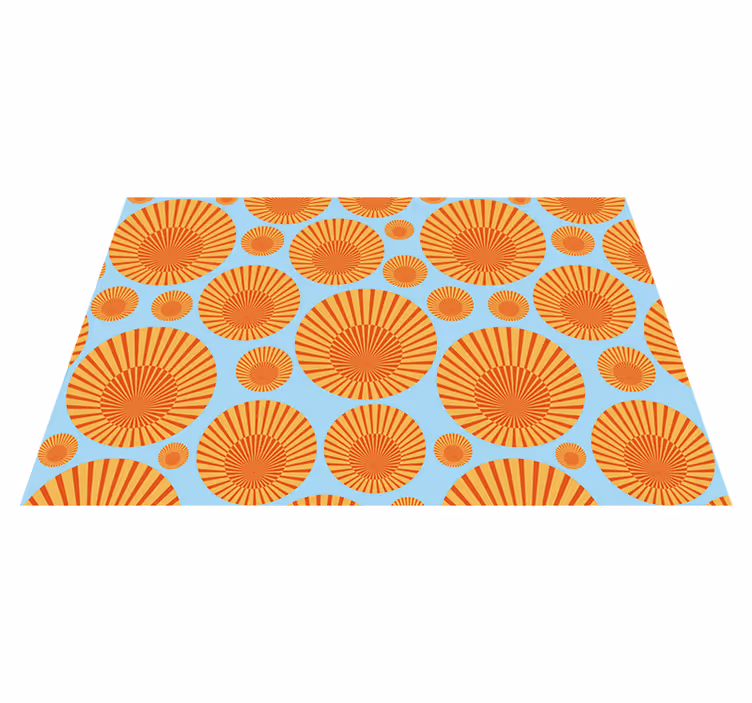 Set de table original motif circulaire rayonnant - TenStickers