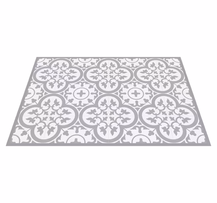 Set de table moderne motif carreaux sophistiqués - TenStickers